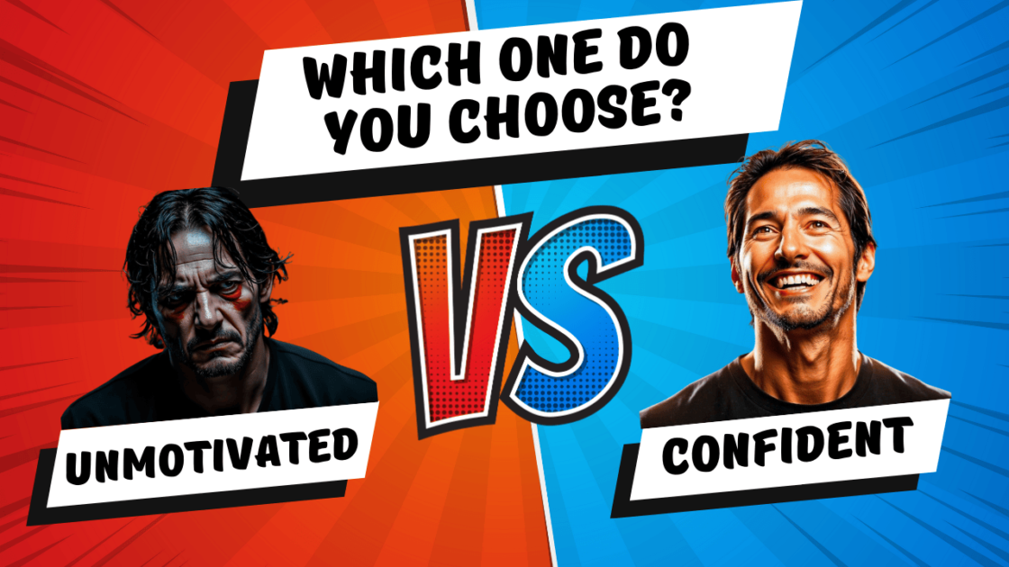 Desmotivado-vs-Confiante